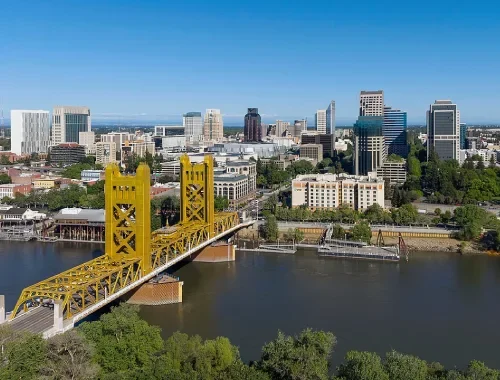 Private black SUV transportation serving Sacramento travelers